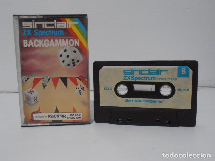 Videojuegos y consolas: JUEGO CINTA SPECTRUM, BACKGAMMON, PSION SOFTWARE - Foto 2