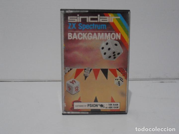 Videojuegos y consolas: JUEGO CINTA SPECTRUM, BACKGAMMON, PSION SOFTWARE - Foto 1