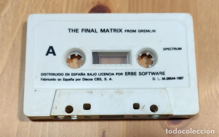 Videojuegos y consolas: JUEGO SPECTRUM THE FINAL MATRIX , SOLO CINTA - Foto 1