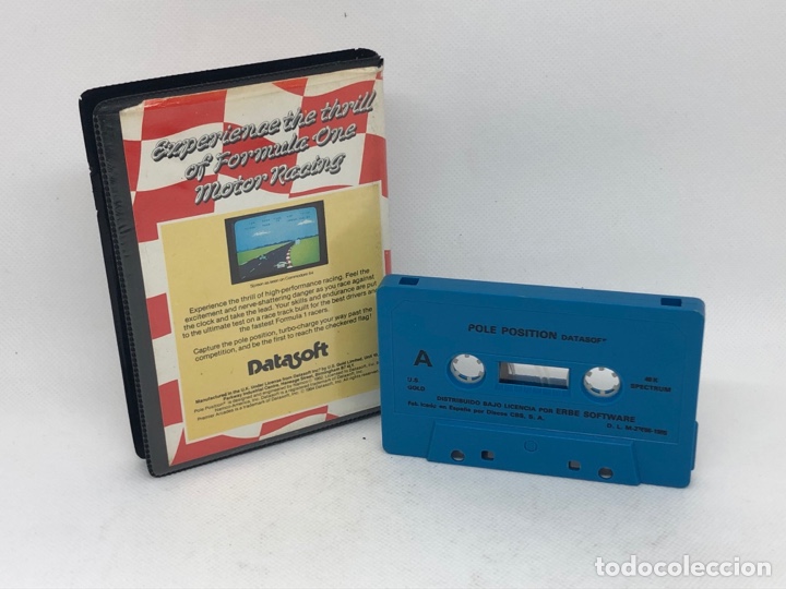 Videojuegos y consolas: JUEGO SPECTRUM POLE POSITION DATASOFT CON CAJA - Foto 2