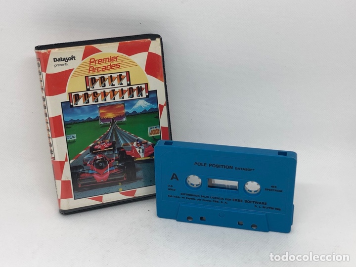 Videojuegos y consolas: JUEGO SPECTRUM POLE POSITION DATASOFT CON CAJA - Foto 1