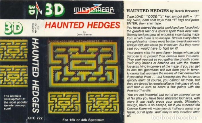 Videojuegos y consolas: HAUNTED HEDGES ZX SPECTRUM - Foto 1