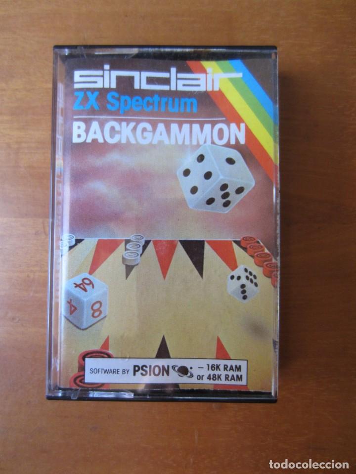 Videojuegos y consolas: Backgammon (Psion software) (ZX Spectrum) - Foto 1
