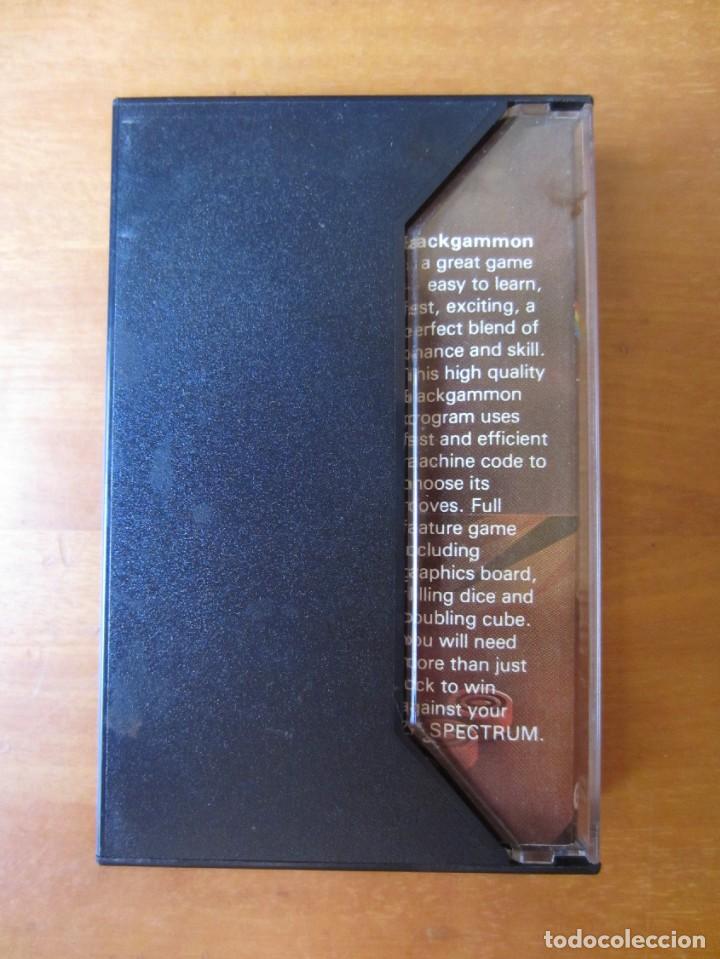 Videojuegos y consolas: Backgammon (Psion software) (ZX Spectrum) - Foto 2