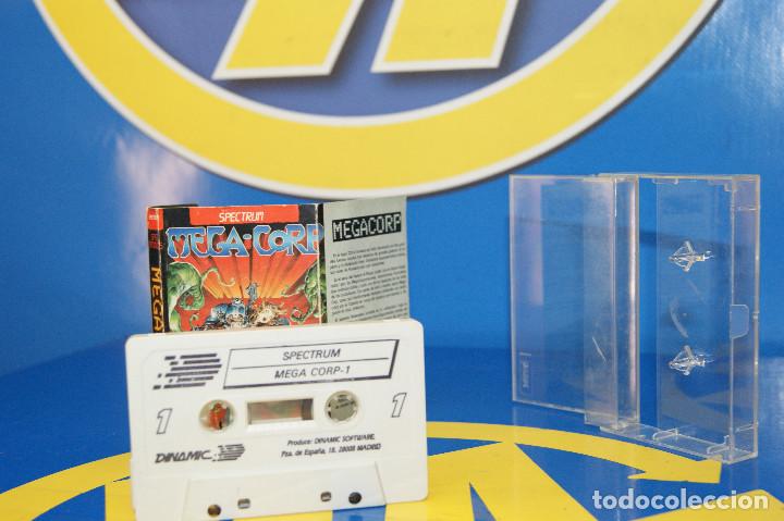 Videojuegos y consolas: Videojuego Spectrum: Mega-Corp. Dinamic Software, 1987. - Foto 3