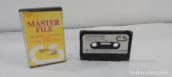 Videojuegos y consolas: ANTIGUO JUEGO PARA SPECTRUM MASTER FILE - Foto 1