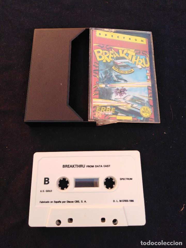 Videojuegos y consolas: Juego Spectrum Breakthru. The arcade game - Foto 1