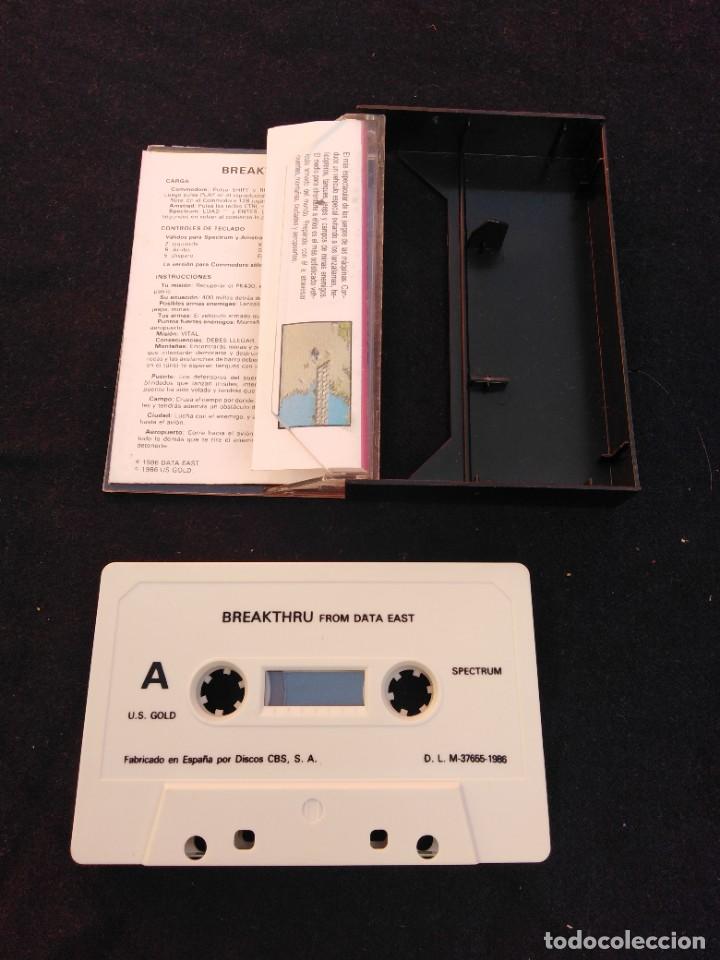 Videojuegos y consolas: Juego Spectrum Breakthru. The arcade game - Foto 2