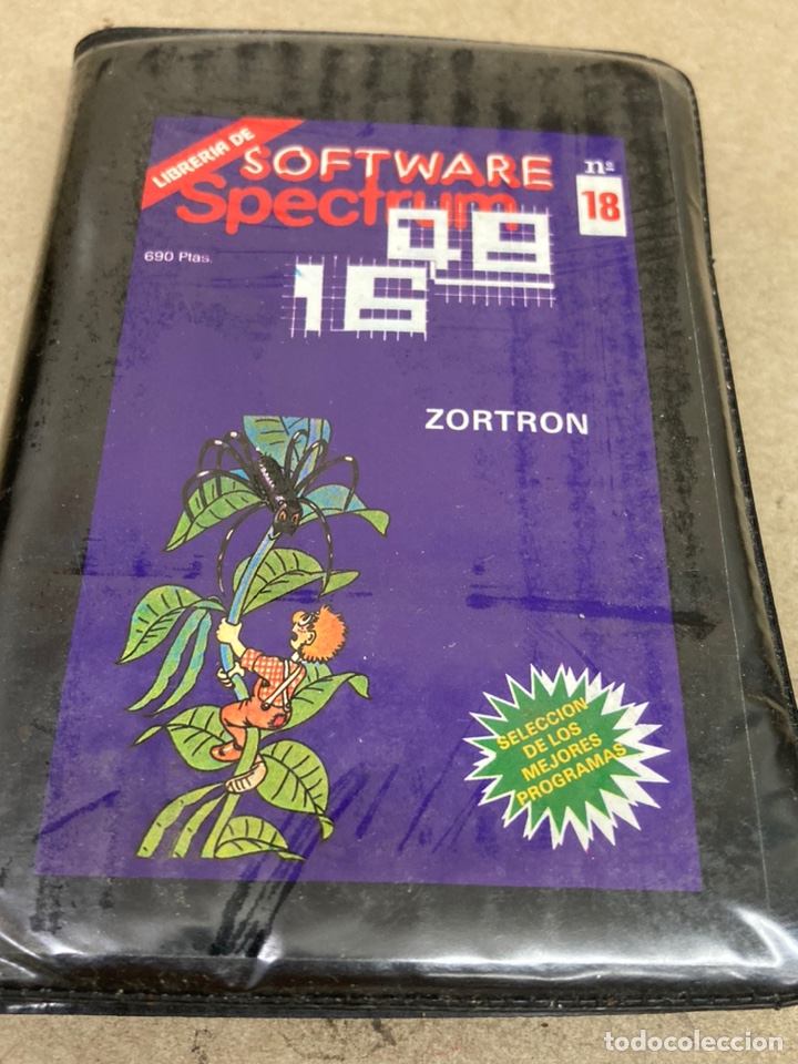 Videojuegos y consolas: Cinta juego Spectrum Zortron - Foto 1