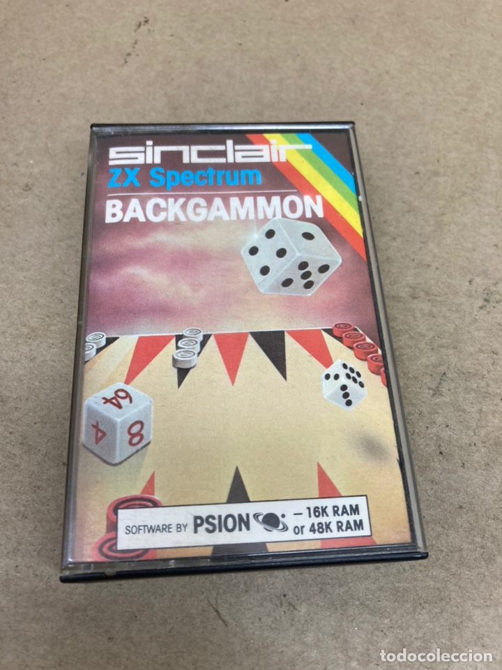 Videojuegos y consolas: Cinta ZX Spectrum Backgammon 1983 - Foto 1