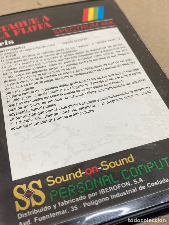Videojuegos y consolas: Cinta Spectrum 48k Ataque a la Flota - Foto 3