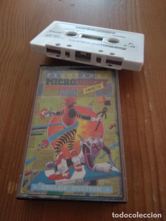 Videojuegos y consolas: PROGRAMAS MICROHOBBY SPECTRUM SINCLAIR CASSETTE A&Ntilde;O 1 NUM 1 1985 - Foto 1