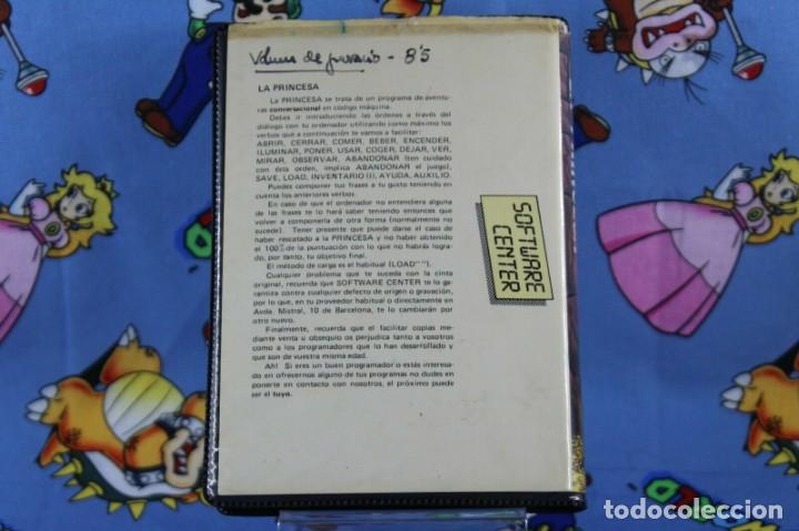 Videojuegos y consolas: SINCLAIR SPECTRUM 48K LA PRINCESA BUEN ESTADO SOFTWARE CENTER - Foto 3