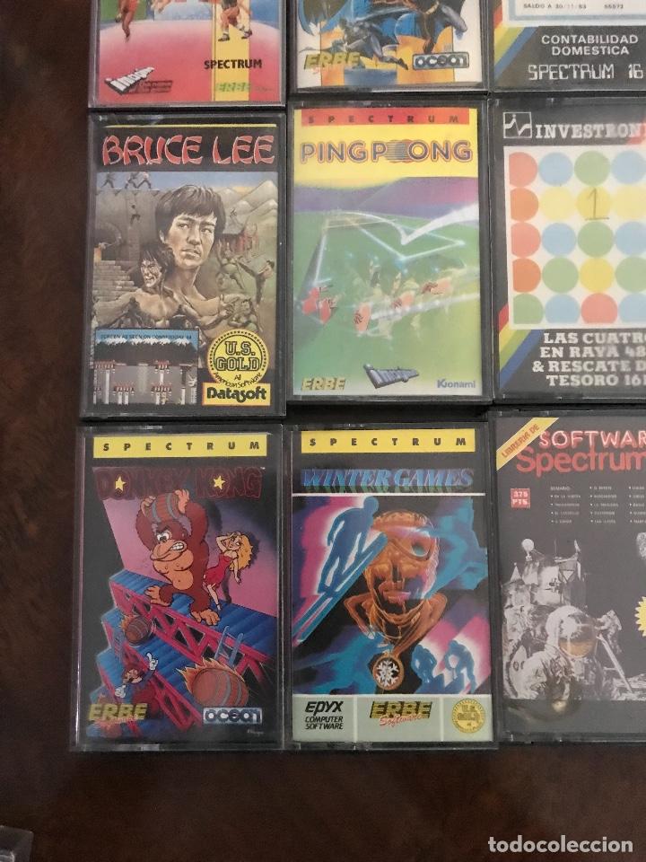 Videojuegos y consolas: SPECTRUM SIRCLAIR LOTE DE 24 CASSETTE. - Foto 2