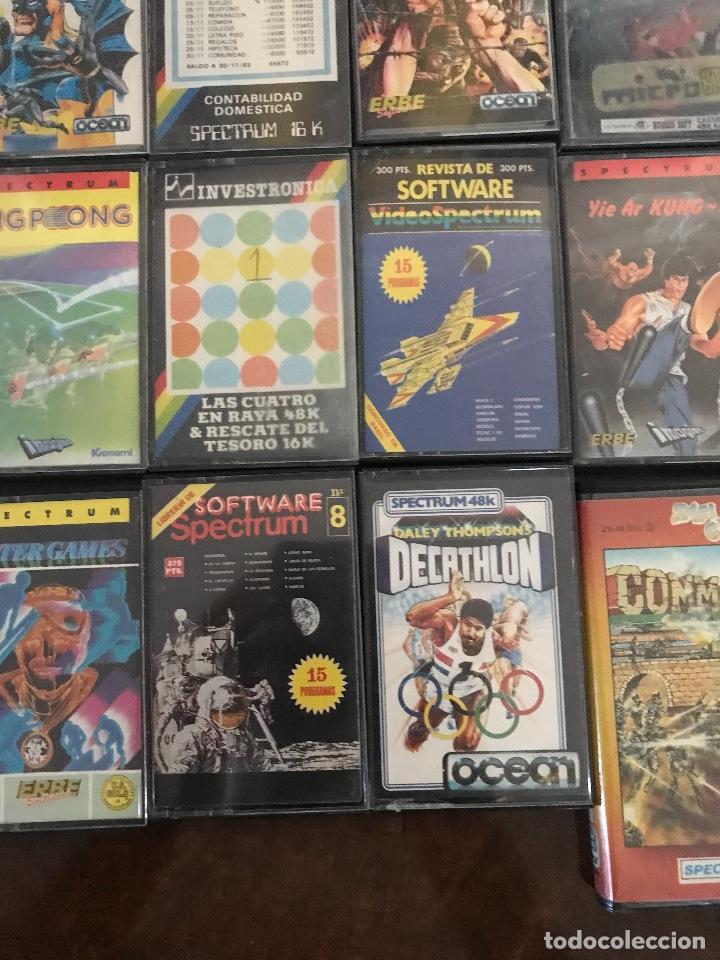 Videojuegos y consolas: SPECTRUM SIRCLAIR LOTE DE 24 CASSETTE. - Foto 4