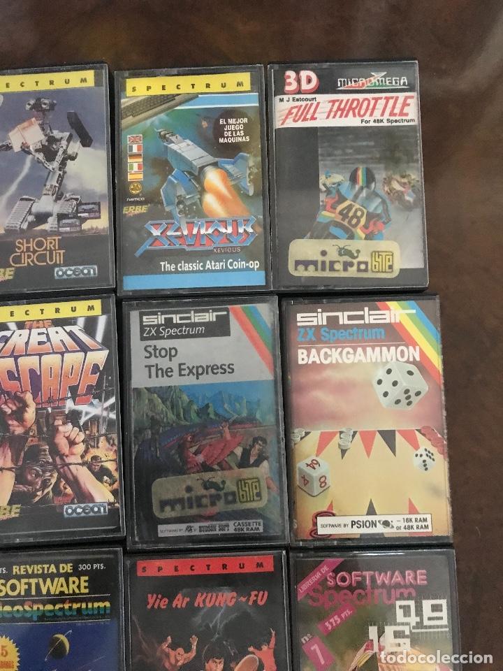Videojuegos y consolas: SPECTRUM SIRCLAIR LOTE DE 24 CASSETTE. - Foto 5