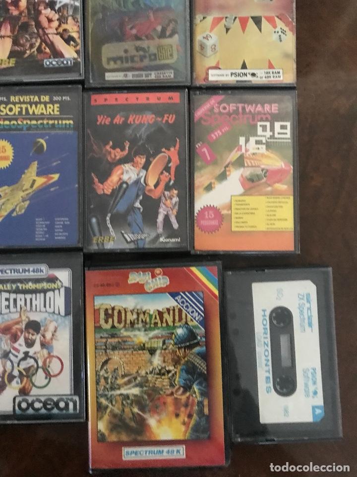 Videojuegos y consolas: SPECTRUM SIRCLAIR LOTE DE 24 CASSETTE. - Foto 6