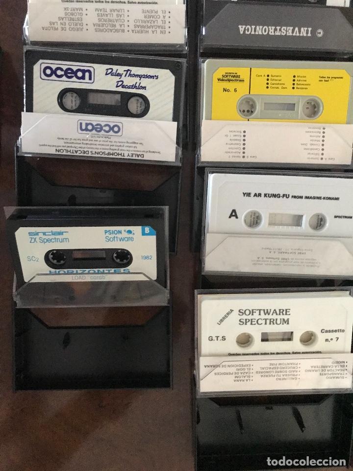 Videojuegos y consolas: SPECTRUM SIRCLAIR LOTE DE 24 CASSETTE. - Foto 8