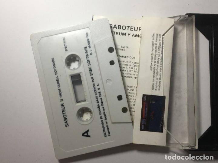 Videojuegos y consolas: JUEGO SPECTRUM SABOTEUR II - Foto 2