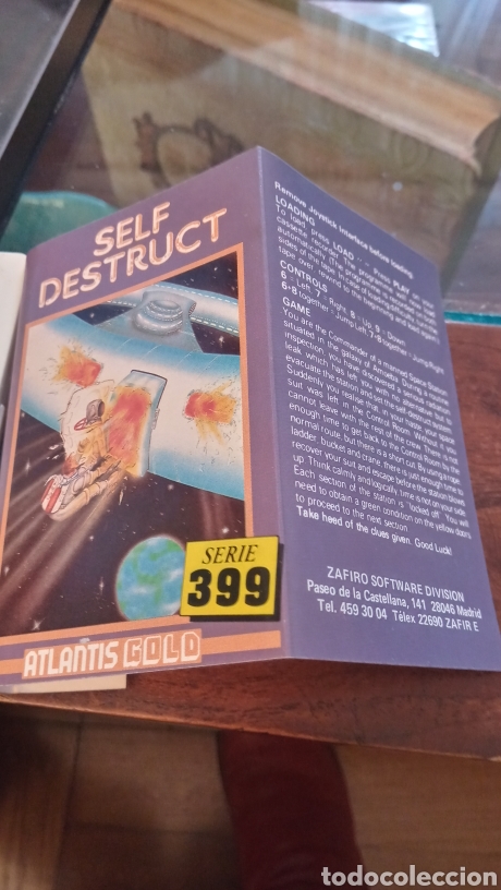 Videojuegos y consolas: Juego Self Destruct para 48k Spectrum Atlantis 1987 - Foto 2