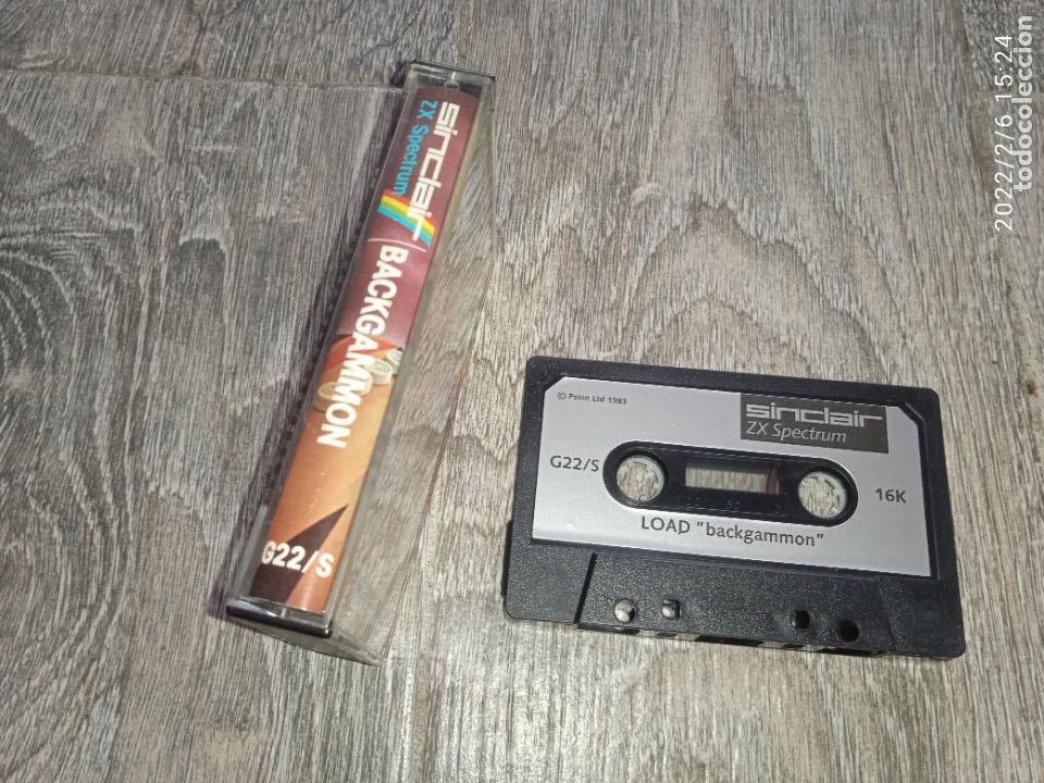 Videojuegos y consolas: Juego SPECTRUm SINCLAIR backgammon - Foto 2