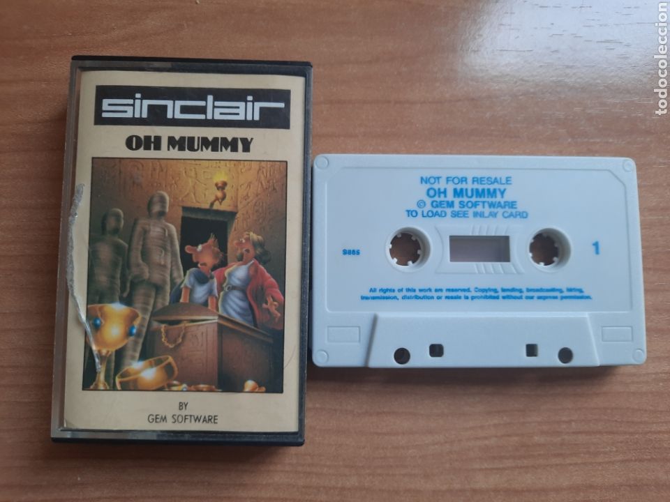 Videojuegos y consolas: OH MUMMY-ZX SPECTRUM - Foto 1