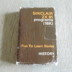 Videojuegos y Consolas: SINCLAIR ZX81PROGRAMAS 16K. FUN TO LEARN SERIES, HYSTORY 1. ( NO SPECTRUM). Lote 334310368