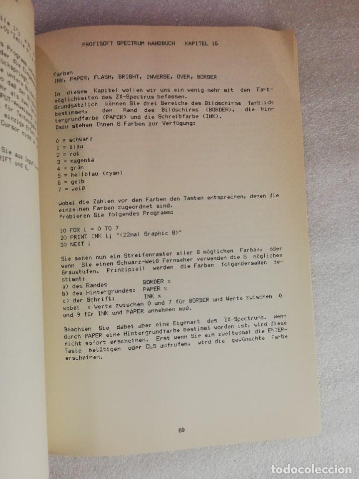 Videojuegos y consolas: HANDBUCH FUR ZX SPECTRUM - Foto 3