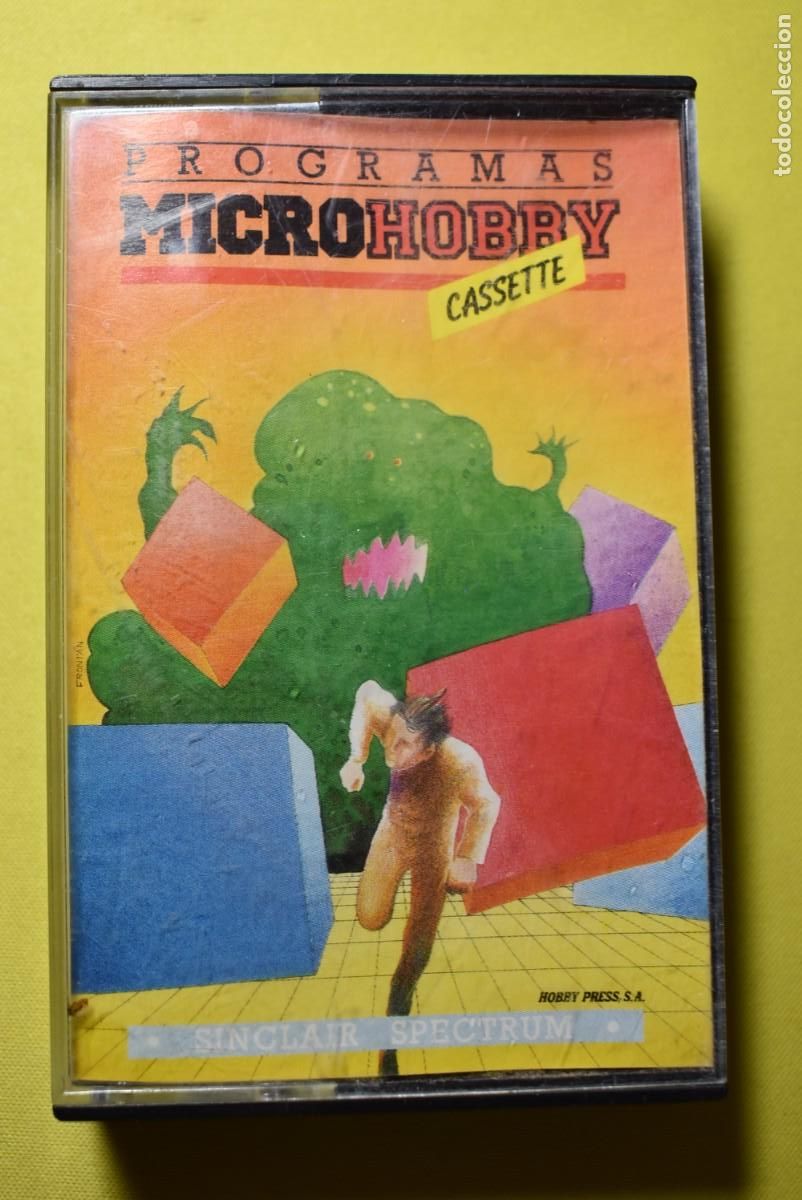 Videojuegos y consolas: Cassette Spectrum. Sinclair. Microhobby. Programas. A&ntilde;o 1. N.&ordm; 12 - Foto 1