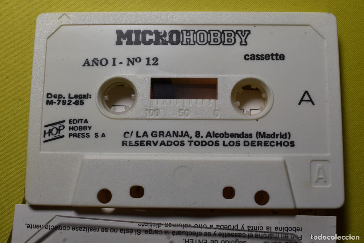 Videojuegos y consolas: Cassette Spectrum. Sinclair. Microhobby. Programas. A&ntilde;o 1. N.&ordm; 12 - Foto 2