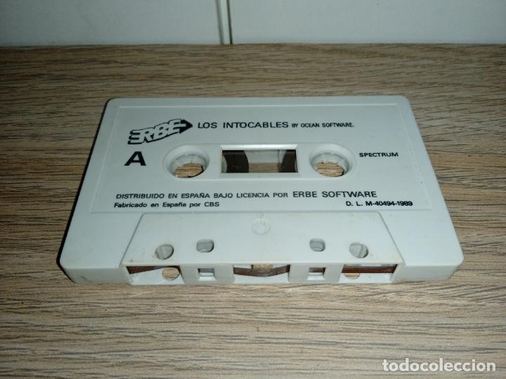 Videojuegos y consolas: Juego cinta Los intocables spectrum - Foto 2