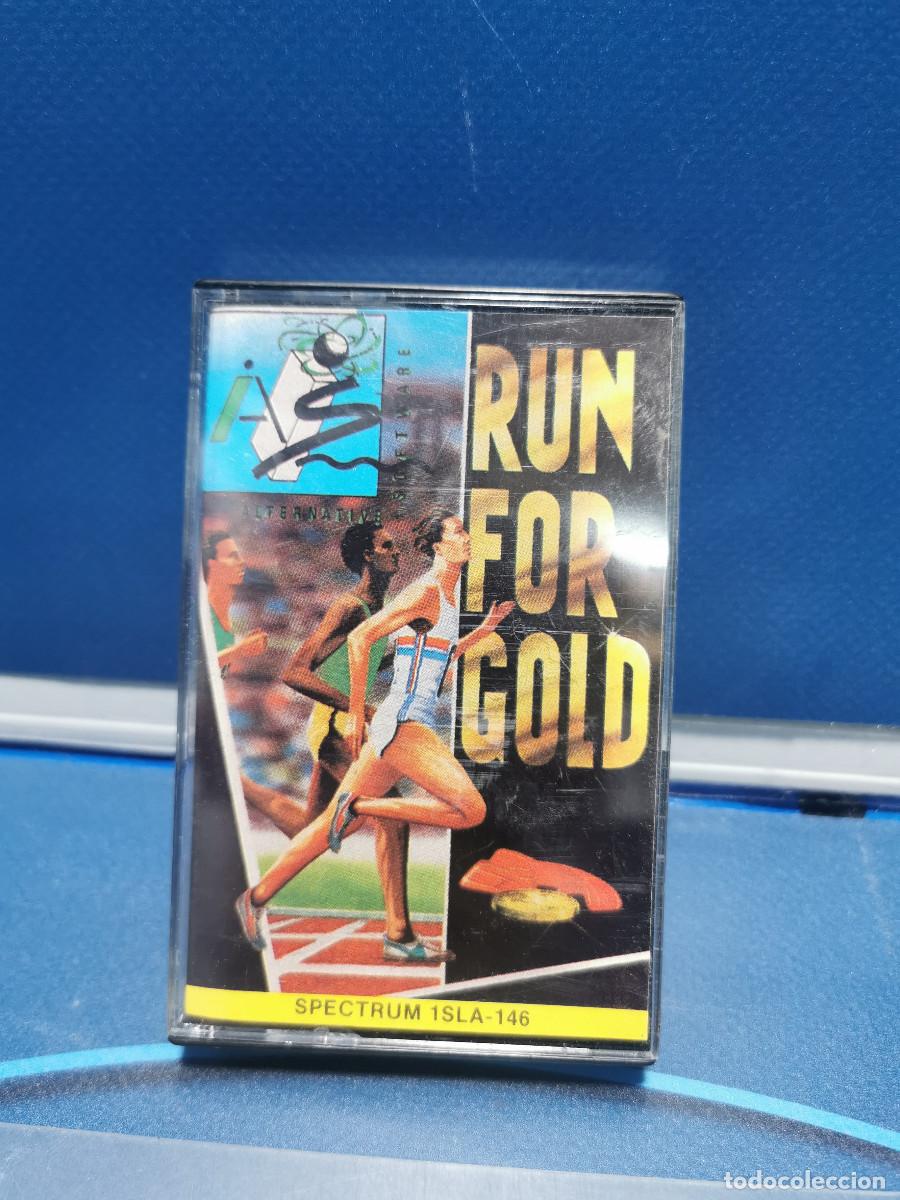 Videojuegos y consolas: VIDEOJUEGO SPECTRUM: RUN FOR GOLD. - Foto 1