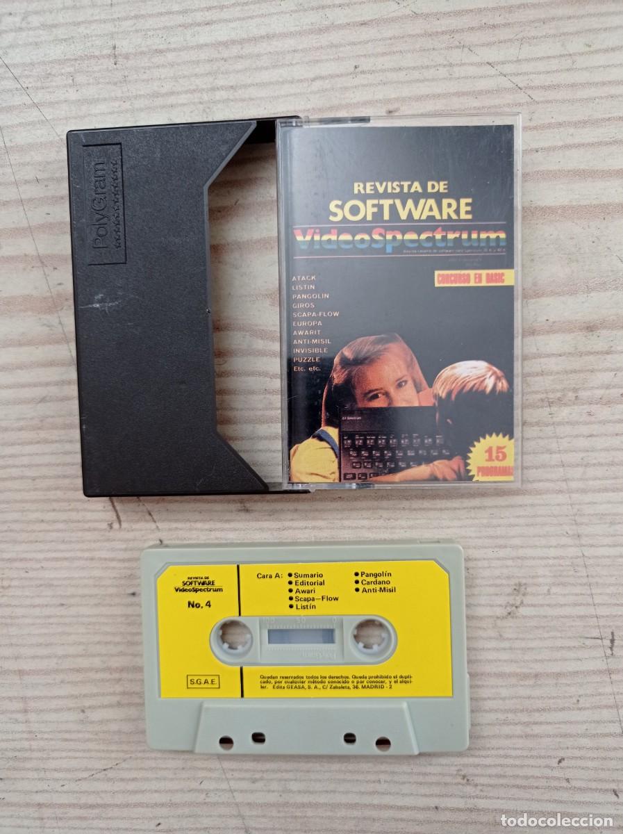 Videojuegos y consolas: Juego Spectrum - 15 Programas - Video Spectrum N&ordm; 4 - Cassette - Foto 1