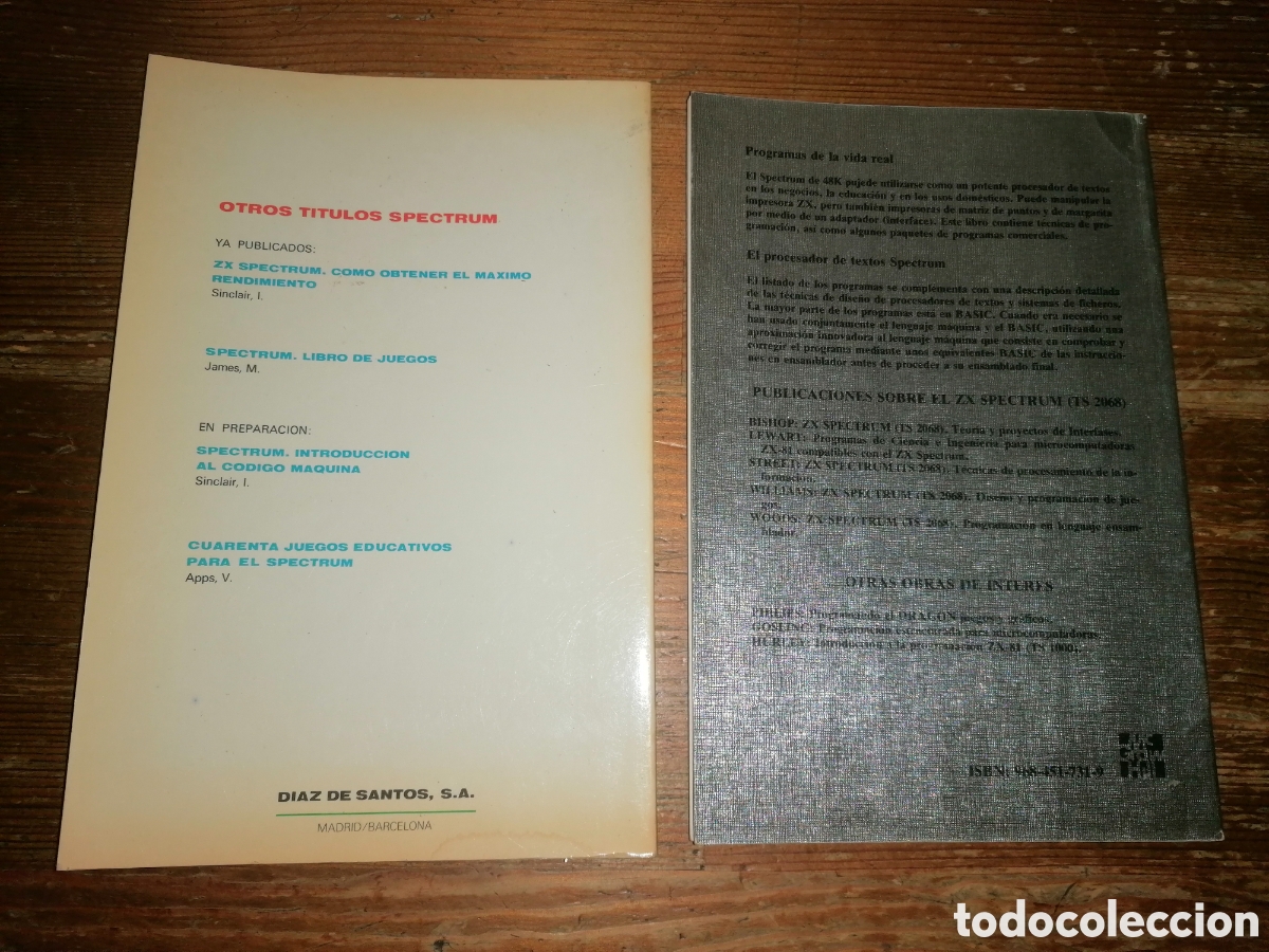 Videojuegos y consolas: EL PROGRAMADOR DEL SPECTRUM + ZX SPECTRUM. Introducci&oacute;n al procesamiento de textos - Foto 2
