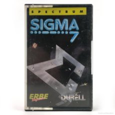 Videojuegos y Consolas: SIGMA SEVEN ERBE DURELL SOFTWARE 1987 AY SOUND ISOMETRIC 3D GRAPHICS 7 SINCLAIR ZX SPECTRUM CASSETTE