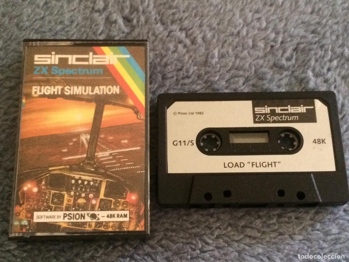 Videojuegos y consolas: Sinclair ZX Spectrum 48K - Flight Simulation (Psion / Sinclair, 1982) Original - Foto 1