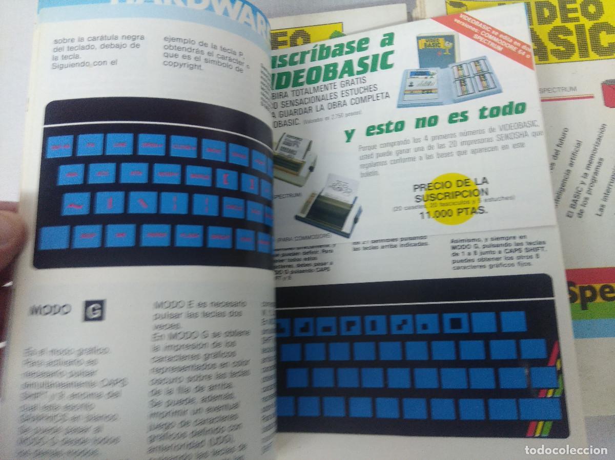 Videojuegos y consolas: VIDEO BASIC SPECTRUM/LECCIONES DE BASIC PARA APRENDER CON SPECTRUM/COLECCION COMPLETA DE 20 NUMEROS. - Foto 3
