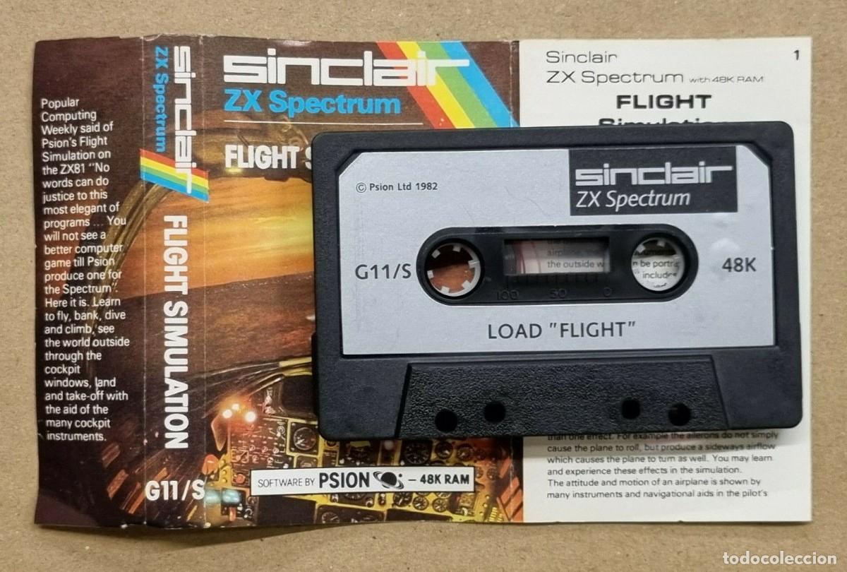Videojuegos y consolas: Flight Simulation - Juego Spectrum Sinclair. Espa&ntilde;ol/Spanish. 1982 - Foto 3