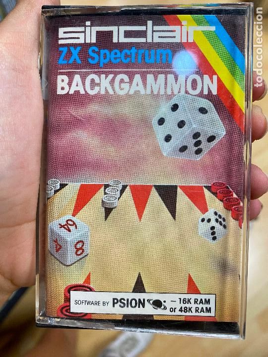 Videojuegos y consolas: Backgammon Sinclair Spectrum - Foto 1