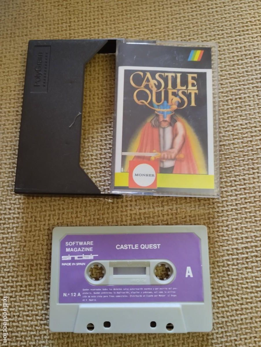 Videojuegos y consolas: Juego Spectrum Software Magazine Castle Quest - Foto 1