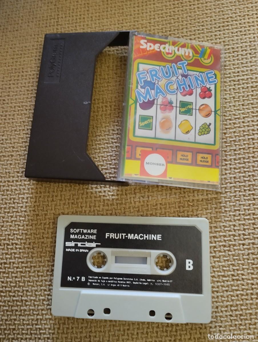 Videojuegos y consolas: Juego Spectrum Software Magazine Fruit Machine - Foto 1