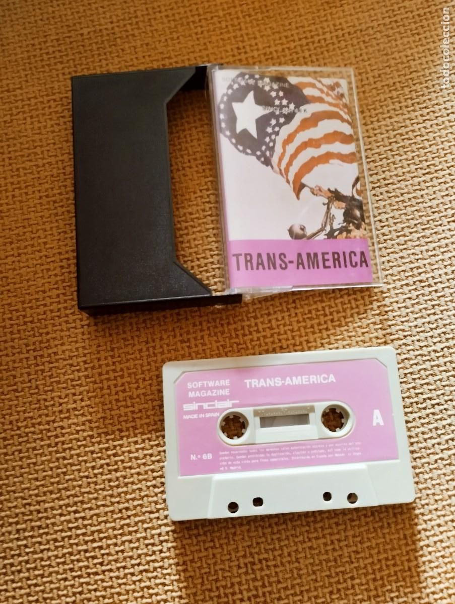 Videojuegos y consolas: Juego Software Magazine Sinclair Trans Am&eacute;rica - Foto 1