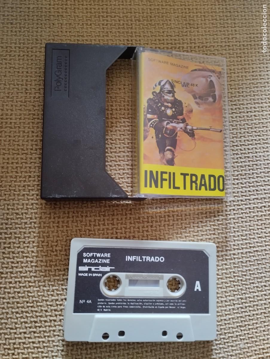 Videojuegos y consolas: Juego Software Magazine Sinclair Infiltrado - Foto 1
