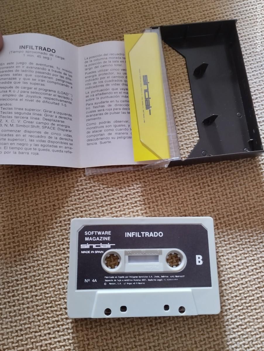 Videojuegos y consolas: Juego Software Magazine Sinclair Infiltrado - Foto 2