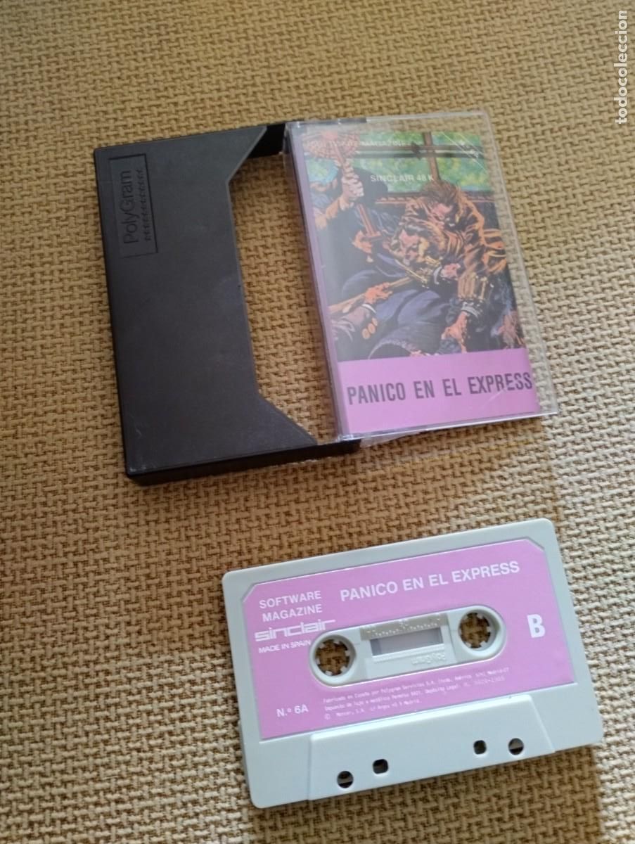 Videojuegos y consolas: Juego Software Magazine Sinclair P&aacute;nico en el Express - Foto 1