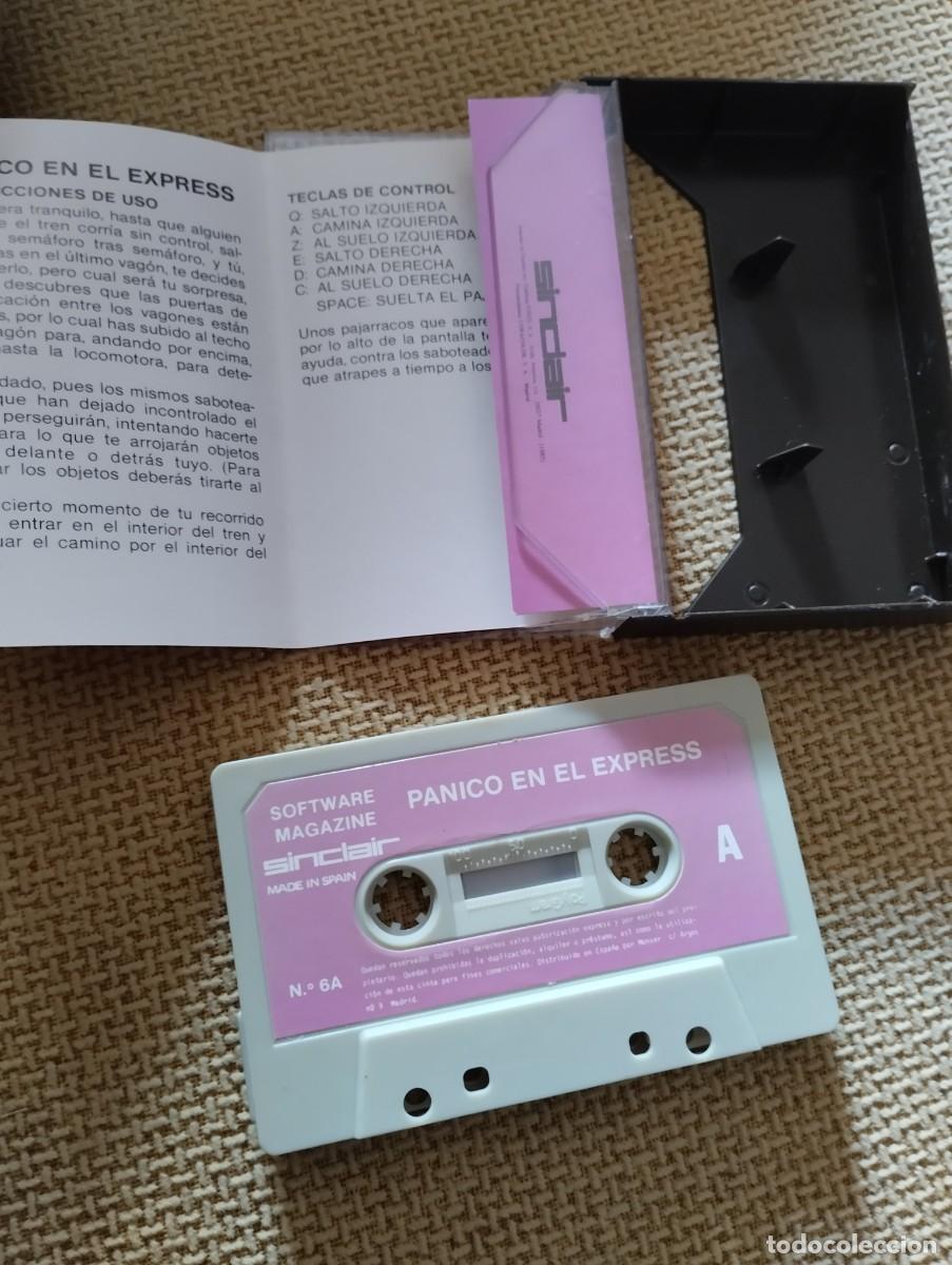 Videojuegos y consolas: Juego Software Magazine Sinclair P&aacute;nico en el Express - Foto 2