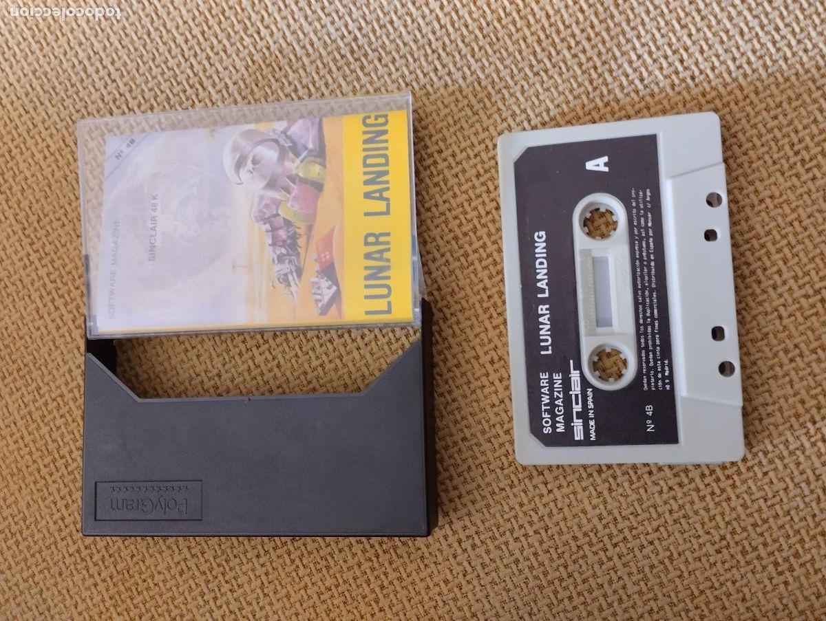 Videojuegos y consolas: Juego Software Magazine Sinclair Lunar Landing - Foto 1