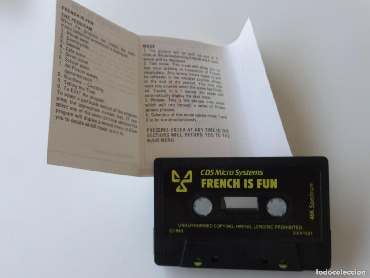 Videojuegos y consolas: FRENCH IS FUN SPECTRUM - Foto 3