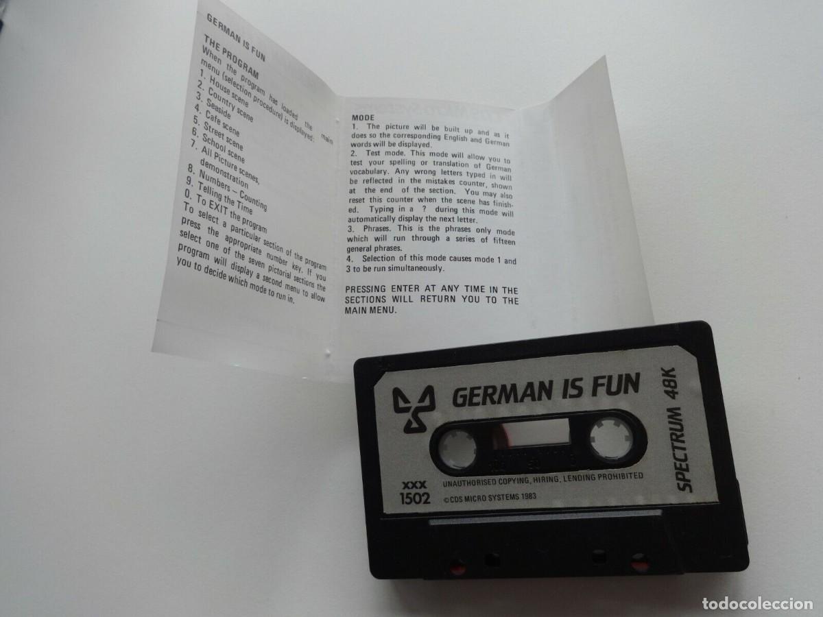 Videojuegos y consolas: GERMAN IS FUN CD MICRO SYSTEMS SPECTRUM - Foto 3