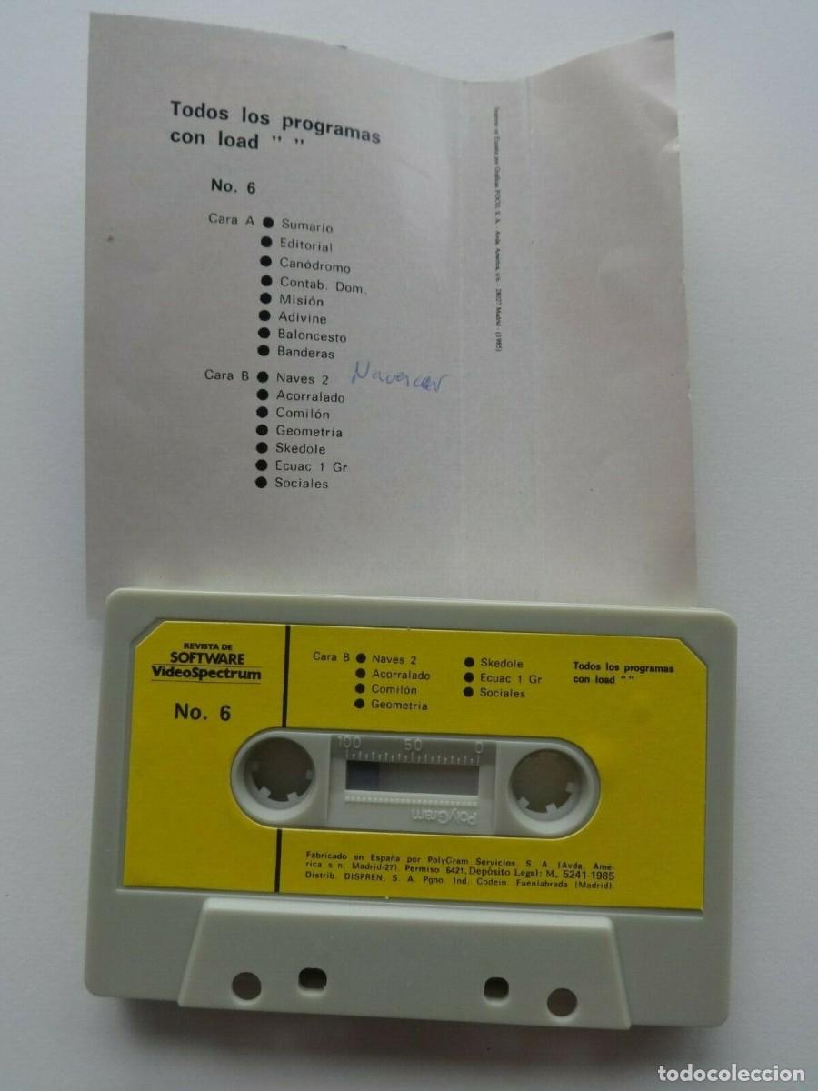 Videojuegos y consolas: REVISTA DE SOFTWARE N&ordm; NUMERO 6 SPECTRUM - Foto 3